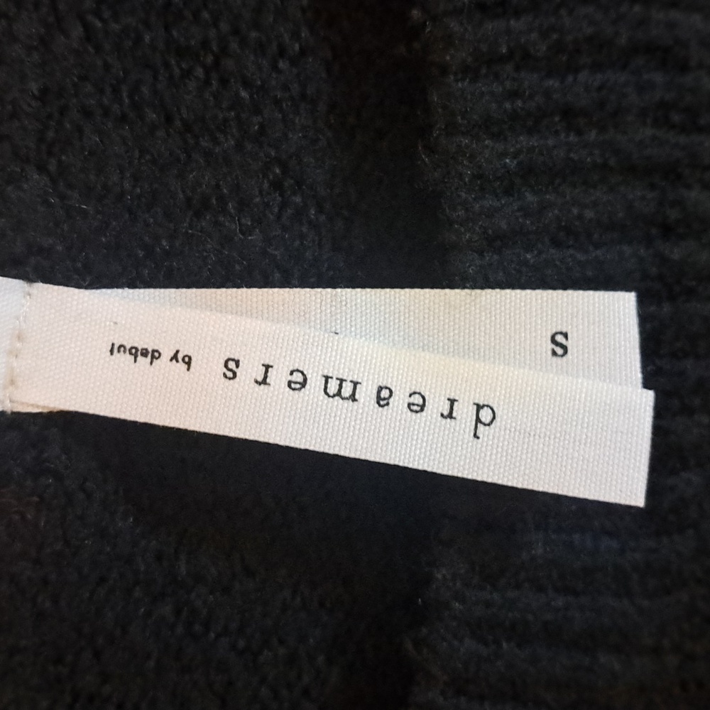 Dreamers Black Sweater with Rhinestone Details - Picture 3 of 7